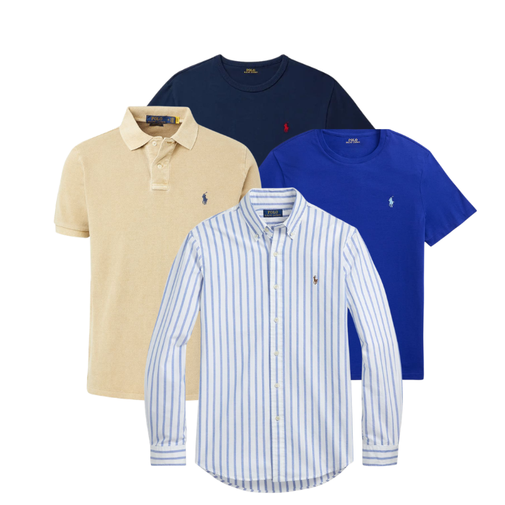 30x Mix Chemises, T-shirts & Polos RALPH LAUREN