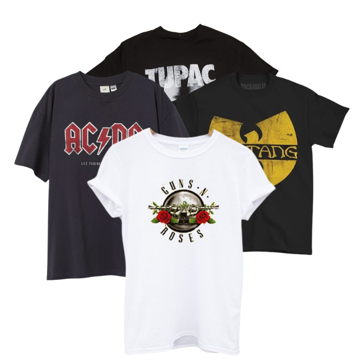 30x T-shirts de Musique