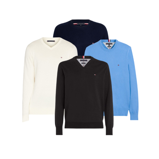 30x Mix Pulls Col Rond/Col V TOMMY HILFIGER