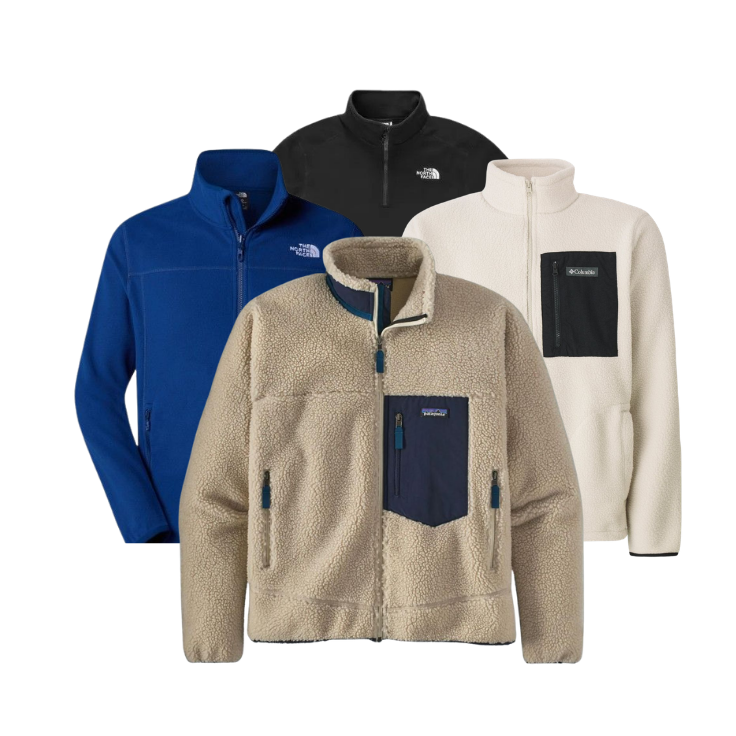 30x Mix Polaires THE NORTH FACE / PATAGONIA / COLUMBIA