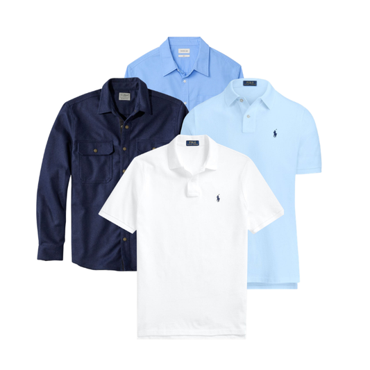 30x Mix Polos RALPH LAUREN et Chemises de Marques