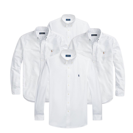 30x Chemises blanches RALPH LAUREN