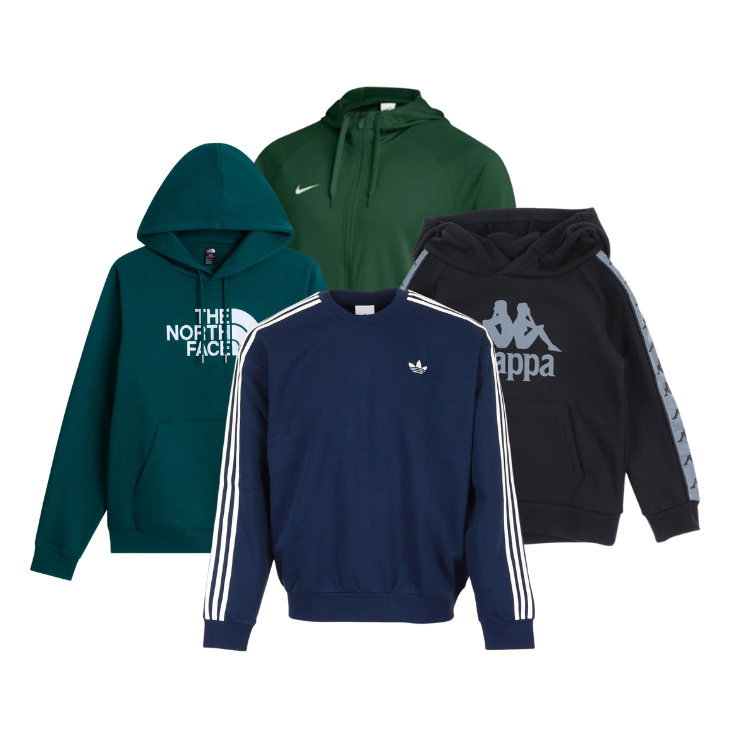 30x Sweats de sport de Marques