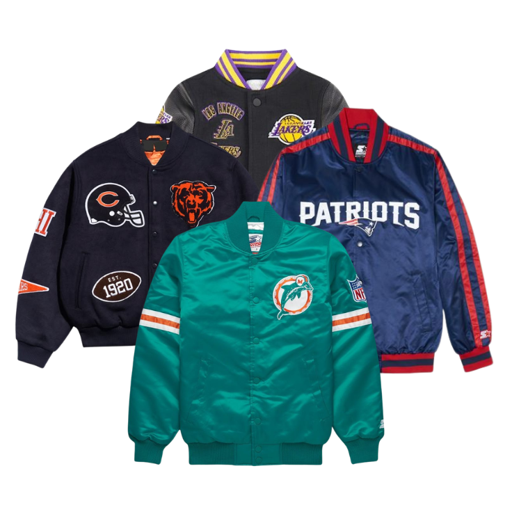 15x Jackets NFL NBA STARTER US