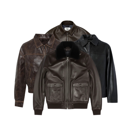 10x Vestes en Cuir