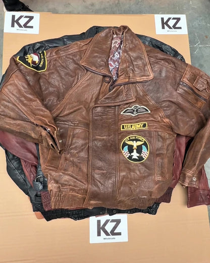 10x Vestes en Cuir